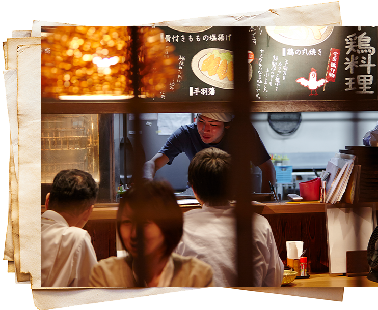 17時~朝まで営業!使い勝手バツグン